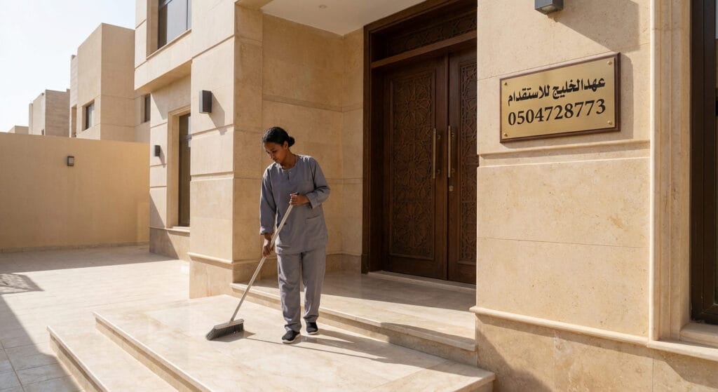 العاملة المنزلية