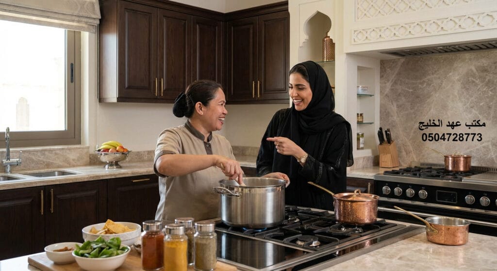 طباخة فلبينية 