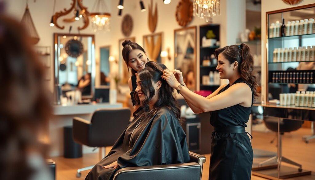 خدمات الشعر والتجميل