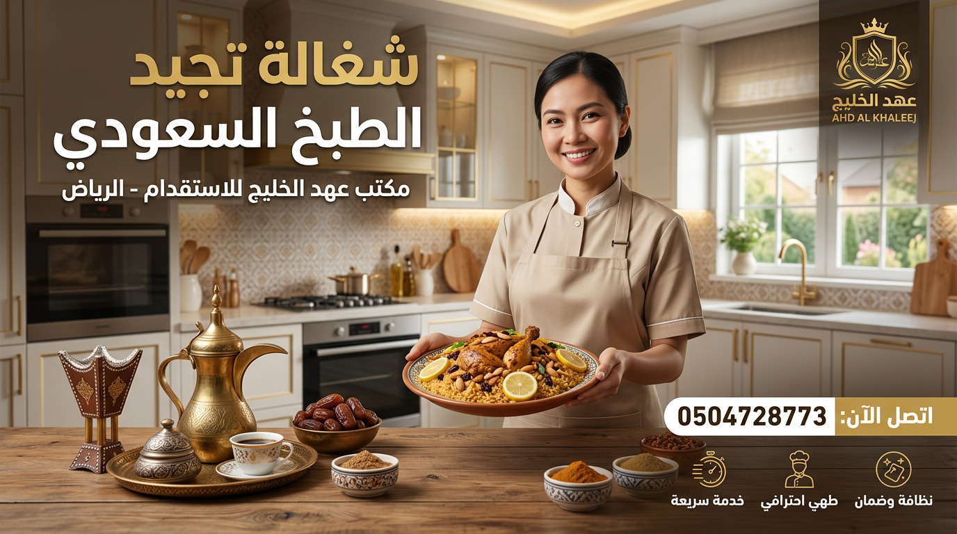 شغالة تجيد الطبخ السعودي