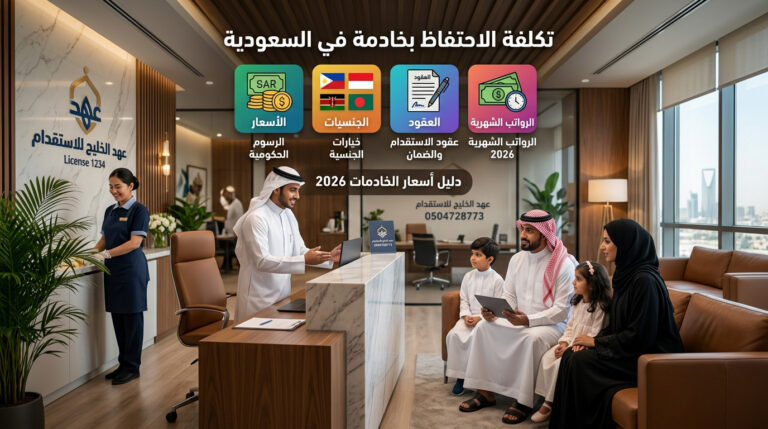 تكلفة الاحتفاظ بخادمة في السعودية