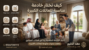 خادمة مناسبة للعائلات الكبيرة
