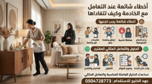 مشاكل الخادمات الشائعة وحلولها
