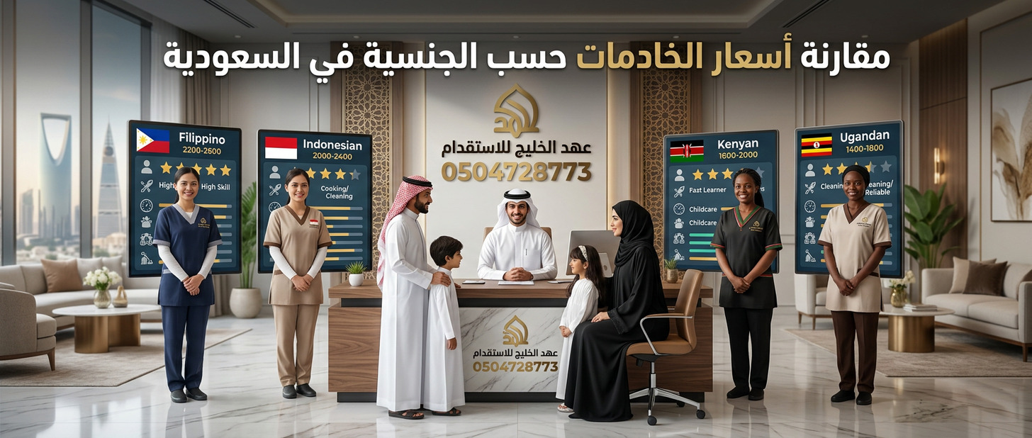 مقارنة أسعار الخادمات حسب الجنسية