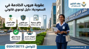 عقوبة هروب الخادمة في السعودية