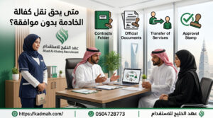 متى يحق نقل كفالة الخادمة بدون موافقة؟