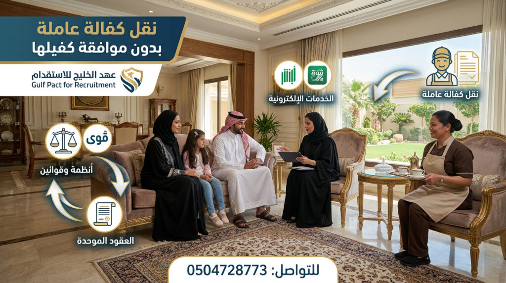 نقل كفالة عاملة بدون موافقة كفيلها